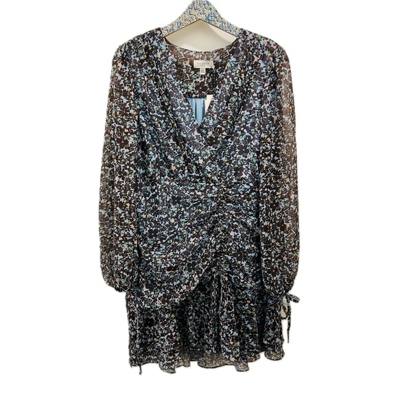 Ted Baker Dresses & Skirts - NWT Ted Baker Cherela Dress size 3 / 8 long sleeve printed mini